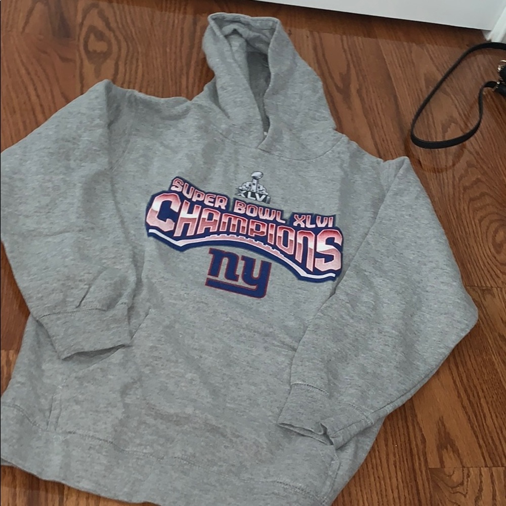 giants superbowl XLVI hoodie